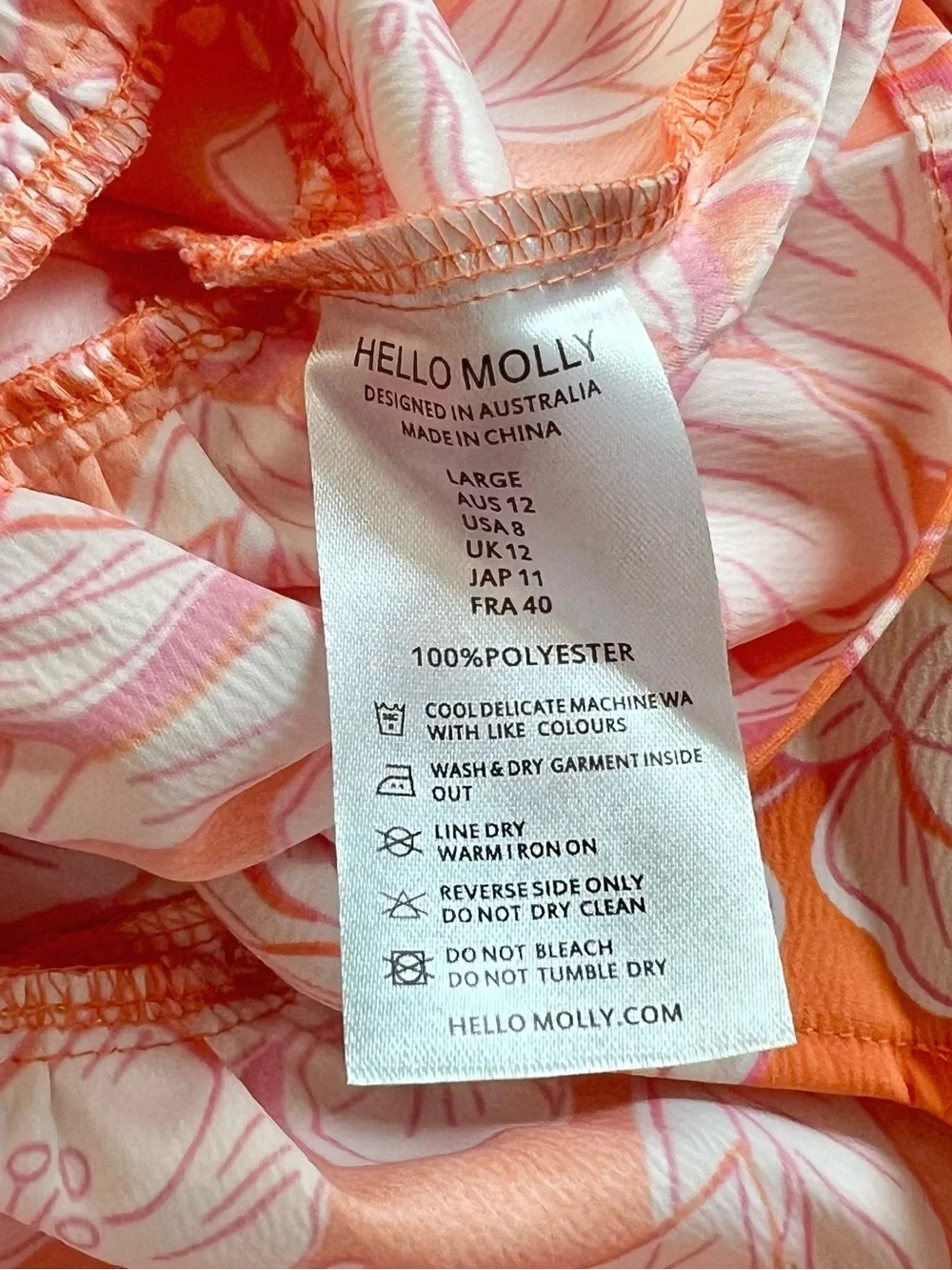 NWT Hello Molly Women’s With Grace Crop Top and Short Set